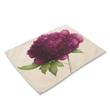Rose Pattern Table Mat