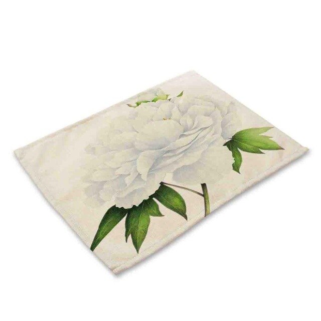 Rose Pattern Table Mat
