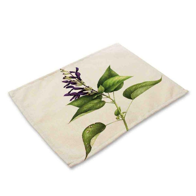 Rose Pattern Table Mat
