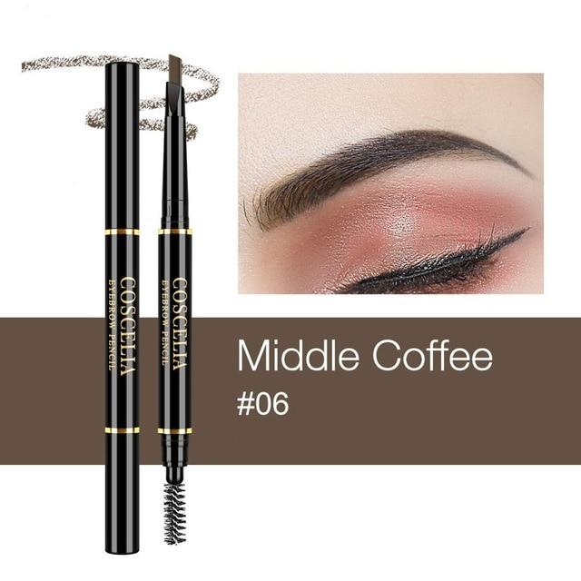 Double-Sided Eyebrow Pencil For Makeup Lasting Pen