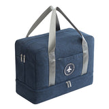 Women Waterproof Messenger Clothing and Shoe Storage Traveling Shoulder Handbag