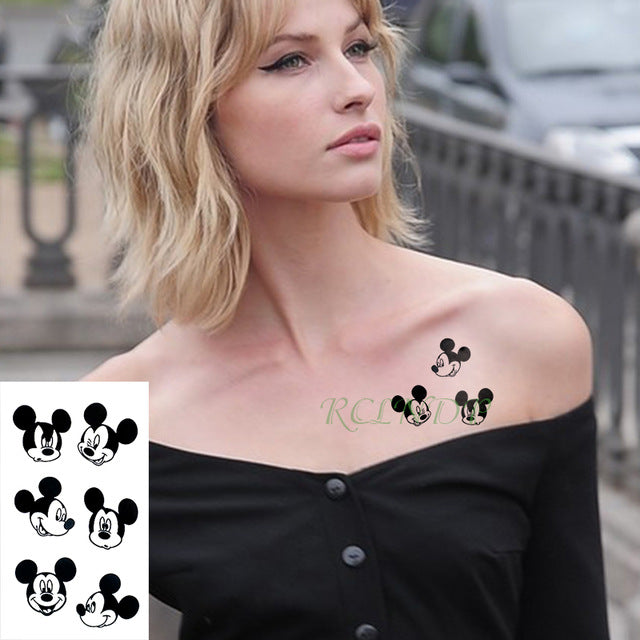 Waterproof Temporary Tattoo Sticker sun moon planet tatto flash tatoo fake tattoos for kids men women