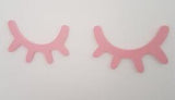 Wood Eyelashes Cartoon Decoration