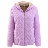 Hooded Autumn To Winter Cashmere Parka Female Coats