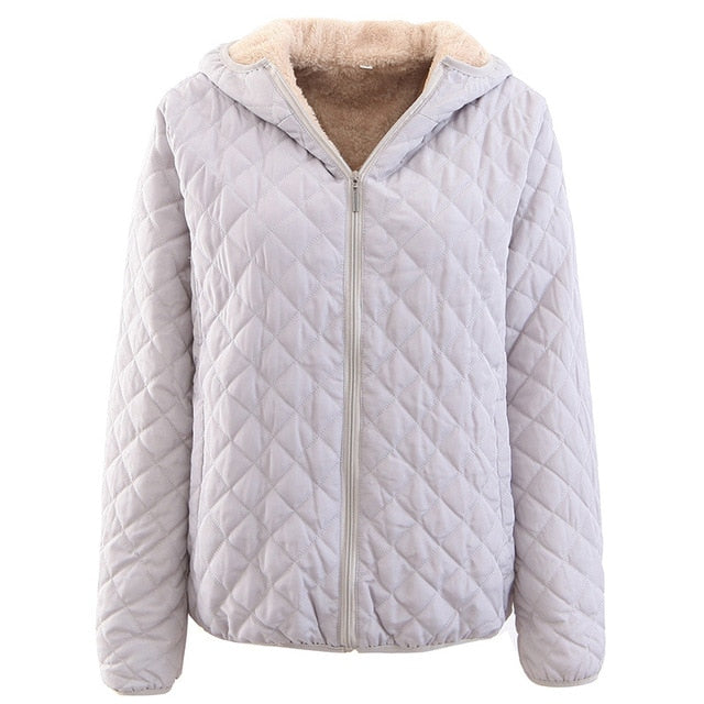 Hooded Autumn To Winter Cashmere Parka Female Coats