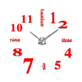 3D Wall Clock Mirror