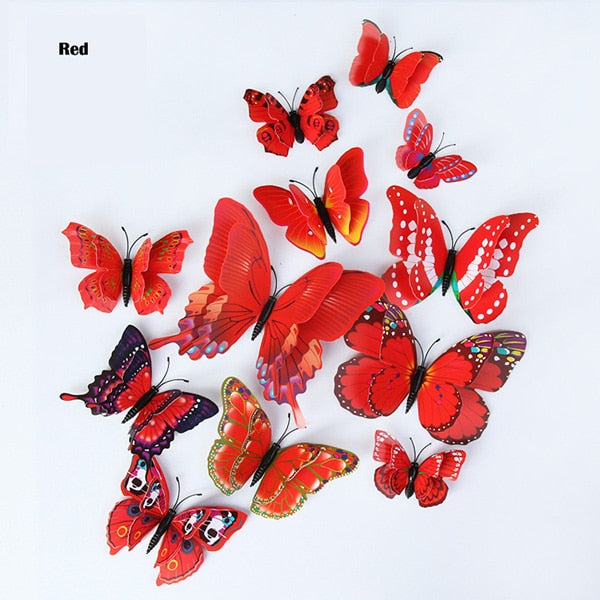 Double layer Butterfly Wall Sticker