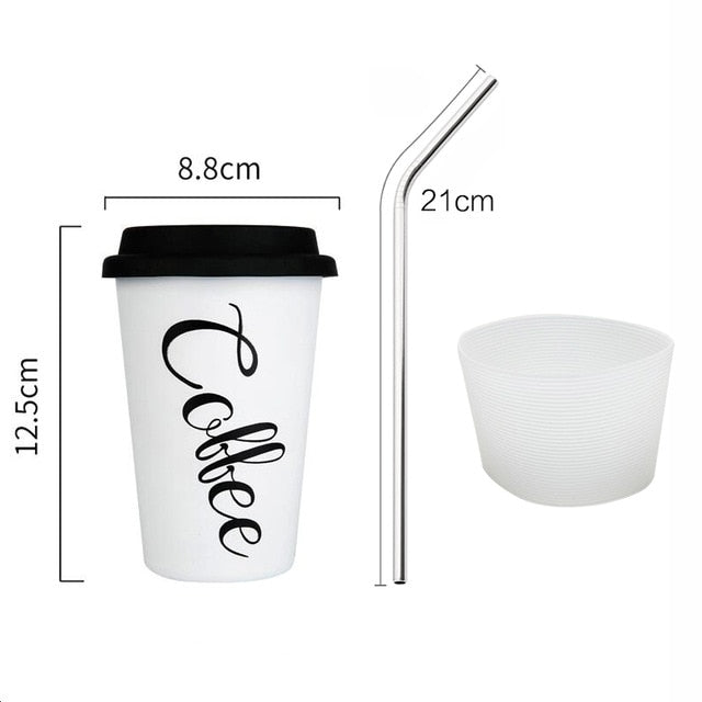 Thickened Stainless Steel Coffee Mugs