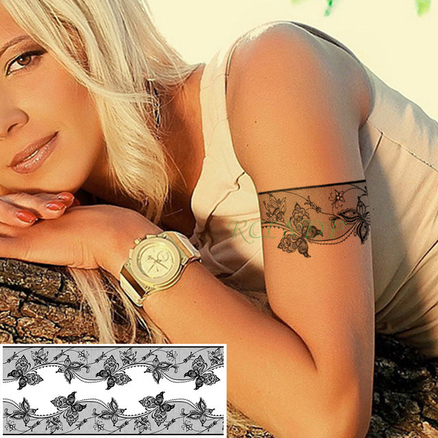 Waterproof Temporary Tattoo Sticker Bird Flower Rose fake tatto Cool flash tatoo tatouage temporaire body art for girl women men