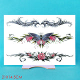 Waterproof Temporary Tattoo Sticker Tribal totem band Fake Tatto Personality Flash Tatoo Waist Arm Foot Tato for Girl Women Men