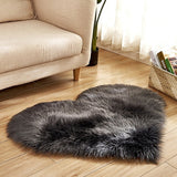 Shaggy Carpet Wool Faux Fluffy Mats Artificial Sheepskin Hairy Mat Rug