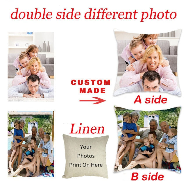Photo Customization Pillow Cover