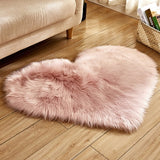 Shaggy Carpet Wool Faux Fluffy Mats Artificial Sheepskin Hairy Mat Rug