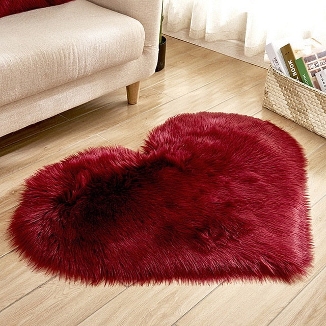Shaggy Carpet Wool Faux Fluffy Mats Artificial Sheepskin Hairy Mat Rug