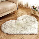 Shaggy Carpet Wool Faux Fluffy Mats Artificial Sheepskin Hairy Mat Rug