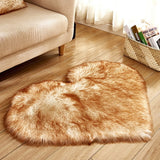 Shaggy Carpet Wool Faux Fluffy Mats Artificial Sheepskin Hairy Mat Rug