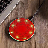 10W Magic Circle Wireless Charger Qi Wireless Fast Quick Charging Pad LED for iPhone X XS 8 Samsung Xiaomi Redmi Huawei Honor