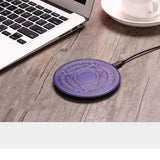 10W Magic Circle Wireless Charger Qi Wireless Fast Quick Charging Pad LED for iPhone X XS 8 Samsung Xiaomi Redmi Huawei Honor