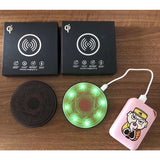 10W Magic Circle Wireless Charger Qi Wireless Fast Quick Charging Pad LED for iPhone X XS 8 Samsung Xiaomi Redmi Huawei Honor