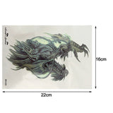 22X16cm Waterproof Large Temporary Tattoo Stickers Men Arm Leg Transfer Tattoo Dragon Sexy Products