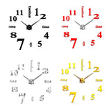 3D Wall Clock Mirror