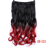 SHANGKE 28''  Long Synthetic Hair Clip In Hair Extension Heat Resistant Hairpiece Natural Wavy Hair Piece