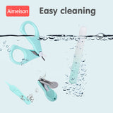 Baby Nail Scissors Gorgeous Trimmer Sets Safety Care Nail Cutter Nail Scissors Nails Suit Newborn Baby Care Cleaning Toils