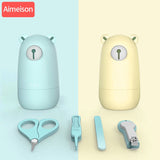 Baby Nail Scissors Gorgeous Trimmer Sets Safety Care Nail Cutter Nail Scissors Nails Suit Newborn Baby Care Cleaning Toils