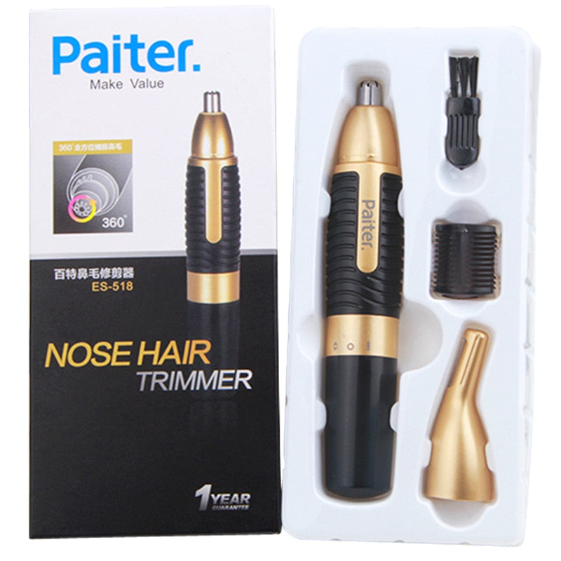 Brand paiter Nose Neck Eyebrow hair Trimmer removal shaving men razor beard face hairs trimer for nose and ear