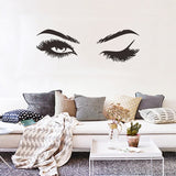 Eyelashes Wall Sticker