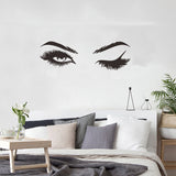 Eyelashes Wall Sticker