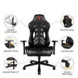 Larger Seat with Wider Back Side Leather Gaming Swivel Chair For Home Office Use and Desk Use