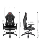 Larger Seat with Wider Back Side Leather Gaming Swivel Chair For Home Office Use and Desk Use