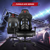 Larger Seat with Wider Back Side Leather Gaming Swivel Chair For Home Office Use and Desk Use