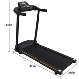 Multifunctional Electric Treadmill 2.0HP Folding Running Machine Exercise Motorized Power Indoor Exercise Equipment Gym Hot|Treadmills