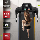 Multifunctional Electric Treadmill 2.0HP Folding Running Machine Exercise Motorized Power Indoor Exercise Equipment Gym Hot|Treadmills