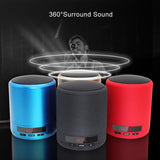 Mini Portable Bluetooth Speaker Wireless Column Bass Sound Stereo Subwoofer Fm Radio Handsfree