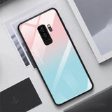 Scratch Resistant Luxury Tempered Glass Case For Samsung Galaxy S10 Plus S10e S9 S8 Note 8 9 J4 J6 Plus A7 2018 Starry Sky Protective Back Cover