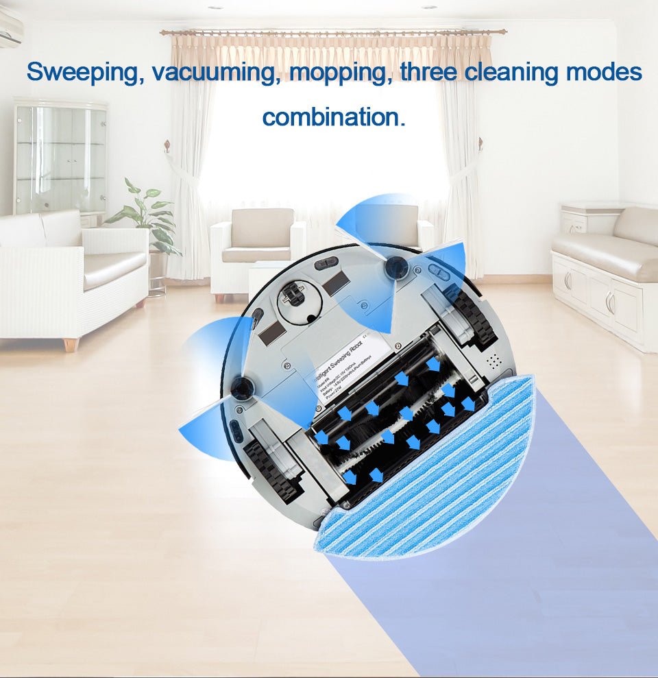 Multifunctional Intelligent Auto Rechargeable Vacuum Cleaner