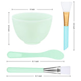 DIY Face Mask Ingredients Mixing Silicone Bowl Set Cosmetology  Device For Women