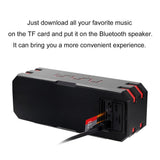 Waterproof Portable Wireless Bluetooth Speakers Power Bank Dual Drivers Subwoofer Support