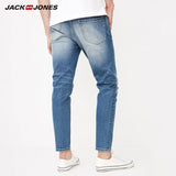 JackJones Men's Skinny Ripped Distressed Jeans Men‘s Denim Pants