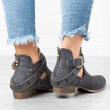 Slip-on Casual Heels  Female 2019 High Street Boot