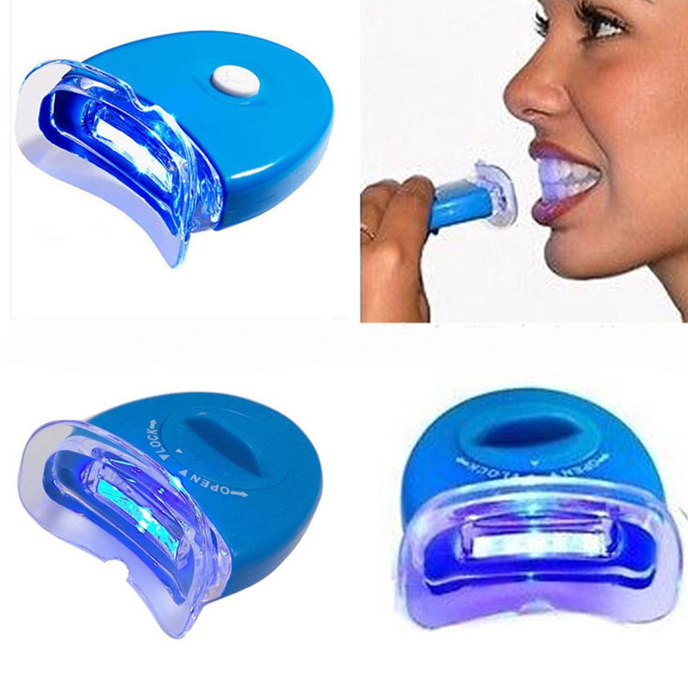 New Blue LED Teeth Whitening Accelerator UV Light Dental Laser Lamp Light Tool Tooth Cosmetic Laser NEW Women Beauty Health