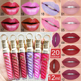 Nude Glitter Lip Gloss Red Lip Tint