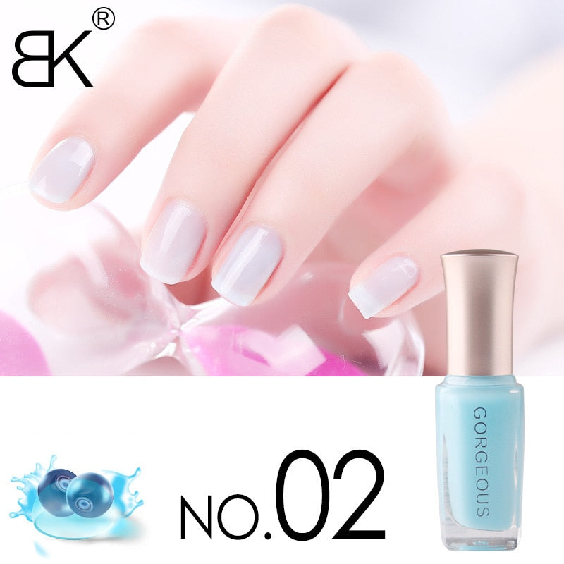 Quick Drying  Multi Cloror Translucent Long Lasting Jelly Nail Polish
