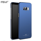 Original MSVII Luxury Oil painted Case for Samsung Galaxy S8 & S8 PLUS Hard PC Simple/Matte Cover Shell Slim Phone Protector