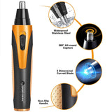 Sportsman 4 in 1 Men Nose Hair Trimmer Rechargeable Beard Trimmer Sideburn Eyebrow Trimmer for Facial Stubble Men's Grooming Kit