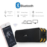 Waterproof Portable Wireless Bluetooth Speakers Power Bank Dual Drivers Subwoofer Support