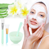 DIY Face Mask Ingredients Mixing Silicone Bowl Set Cosmetology  Device For Women